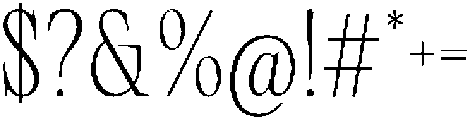 Miroje Light otf (300) Font OTHER CHARS
