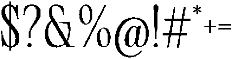 Miroje Medium otf (500) Font OTHER CHARS