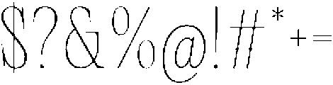 Miroje Thin otf (100) Font OTHER CHARS