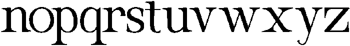 Mirole otf (400) Font LOWERCASE