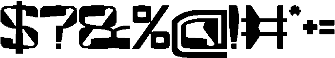 MirrorTech Bold otf (700) Font OTHER CHARS