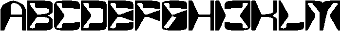MirrorTech Bold otf (700) Font UPPERCASE