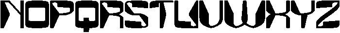 MirrorTech Bold otf (700) Font UPPERCASE