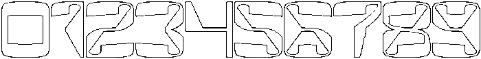 MirrorTech-Hollow otf (400) Font OTHER CHARS