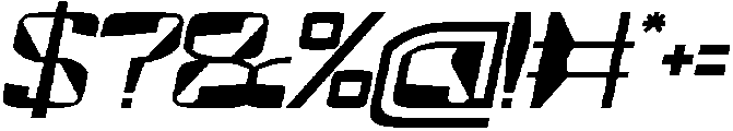 MirrorTech Italic otf (400) Font OTHER CHARS