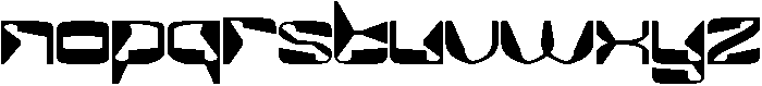 MirrorTech otf (400) Font LOWERCASE