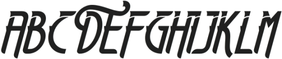 Mirrored Creations Italic otf (400) FONT