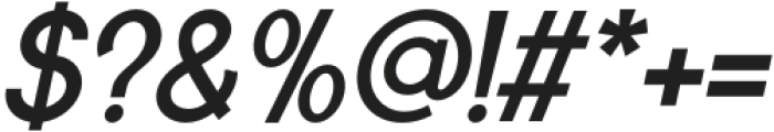 Mirsany Italic otf (400) Font OTHER CHARS