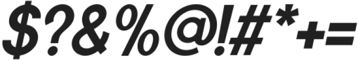 Mirsany Semi Bold Italic otf (600) Font OTHER CHARS