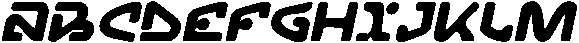Mirsea Drawn Italic otf (400) Font UPPERCASE