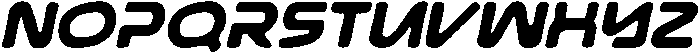 Mirsea Drawn Italic otf (400) Font UPPERCASE
