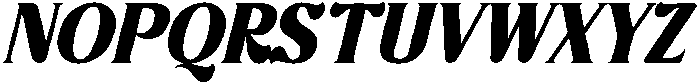 Misago Sweet Italic otf (400) Font UPPERCASE