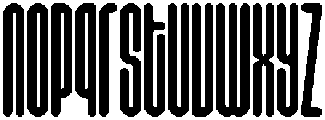Misfit otf (400) Font LOWERCASE