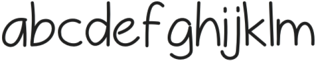 Mishala otf (400) Font LOWERCASE