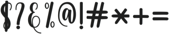 Mishela Regular ttf (400) Font OTHER CHARS