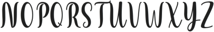 Mishela Regular ttf (400) Font UPPERCASE