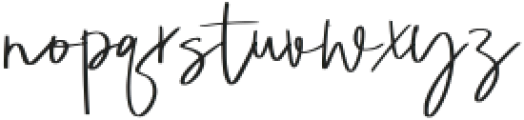 Mishella Signature Regular otf (400) Font LOWERCASE