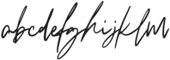 Mishelli Signature Regular otf (400) Font LOWERCASE