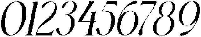 Miss Elegant Italic otf (400) Font OTHER CHARS