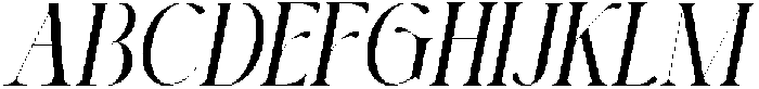 Miss Elegant Italic otf (400) Font UPPERCASE