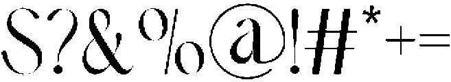 Miss Elegant Regular otf (400) Font OTHER CHARS