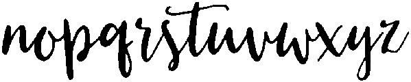 Miss Hippie otf (400) Font LOWERCASE