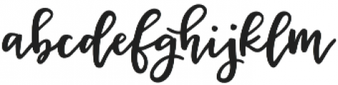 Miss Magnolia Script otf (400) Font LOWERCASE