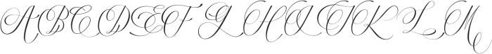 Miss Roderick otf (400) Font UPPERCASE