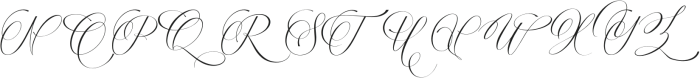 Miss Roderick otf (400) Font UPPERCASE