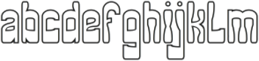 Miss Sunshine-Hollow otf (400) Font LOWERCASE