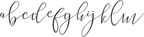 Miss Wiely otf (400) Font LOWERCASE
