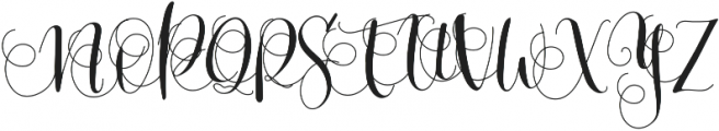 MissDaisySlimAlt1 otf (400) Font UPPERCASE