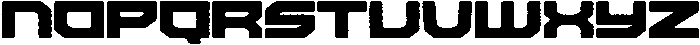 Missile Angular otf (400) Font LOWERCASE