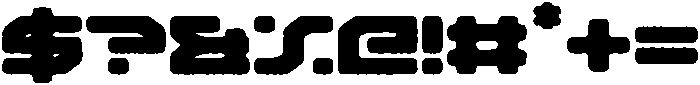 Missile Circular Angular otf (400) Font OTHER CHARS