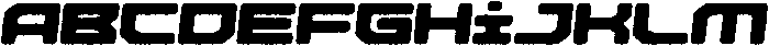 Missile Circular Eroded Italic otf (400) FONT