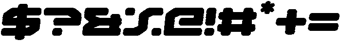 Missile Circular Inline Italic otf (400) Font OTHER CHARS