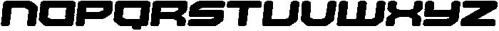 Missile Circular Inline Italic otf (400) Font LOWERCASE