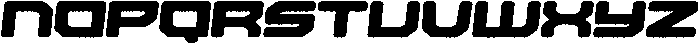 Missile Circular Noise Italic otf (400) Font UPPERCASE
