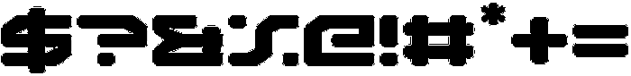 Missile Circular Rimmed otf (400) Font OTHER CHARS