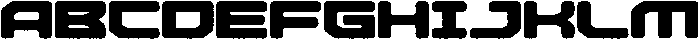 Missile Circular Rough otf (400) Font UPPERCASE