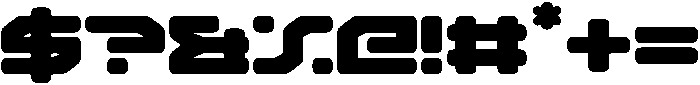 Missile Circular otf (400) Font OTHER CHARS