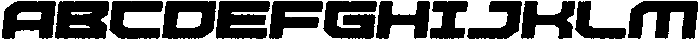 Missile Eroded Italic otf (400) Font UPPERCASE