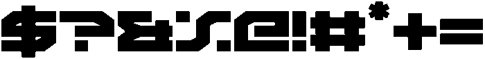 Missile Inline otf (400) Font OTHER CHARS