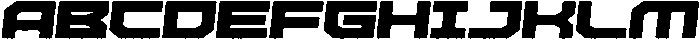 Missile Rough Italic otf (400) Font UPPERCASE