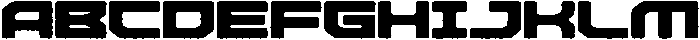 Missile Rounded Angular otf (400) Font UPPERCASE