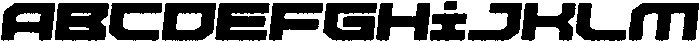 Missile Rounded Eroded Italic otf (400) FONT