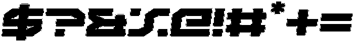 Missile Rounded Rimmed Italic otf (400) Font OTHER CHARS