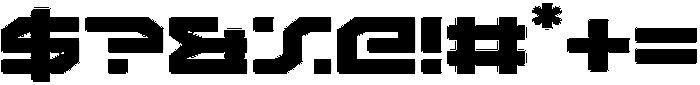 Missile Rounded Rimmed otf (400) Font OTHER CHARS