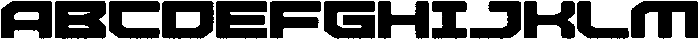 Missile Rounded Rough otf (400) Font UPPERCASE