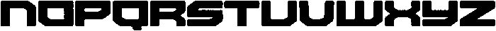 Missile Rounded Rough otf (400) Font LOWERCASE